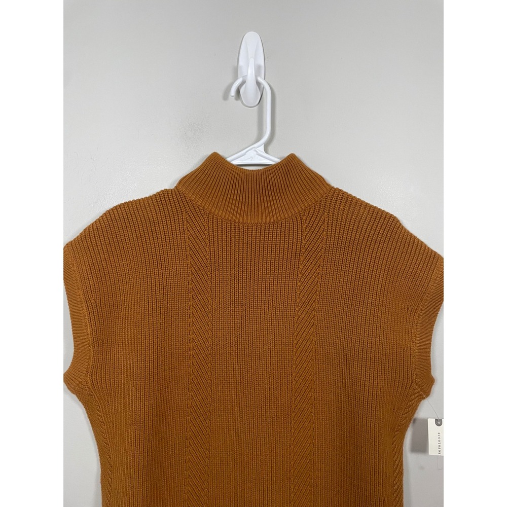 By Anthropologie‎ Mock Neck Sleeveless Sweater Tunic Size XXS - Picture 2 of 10